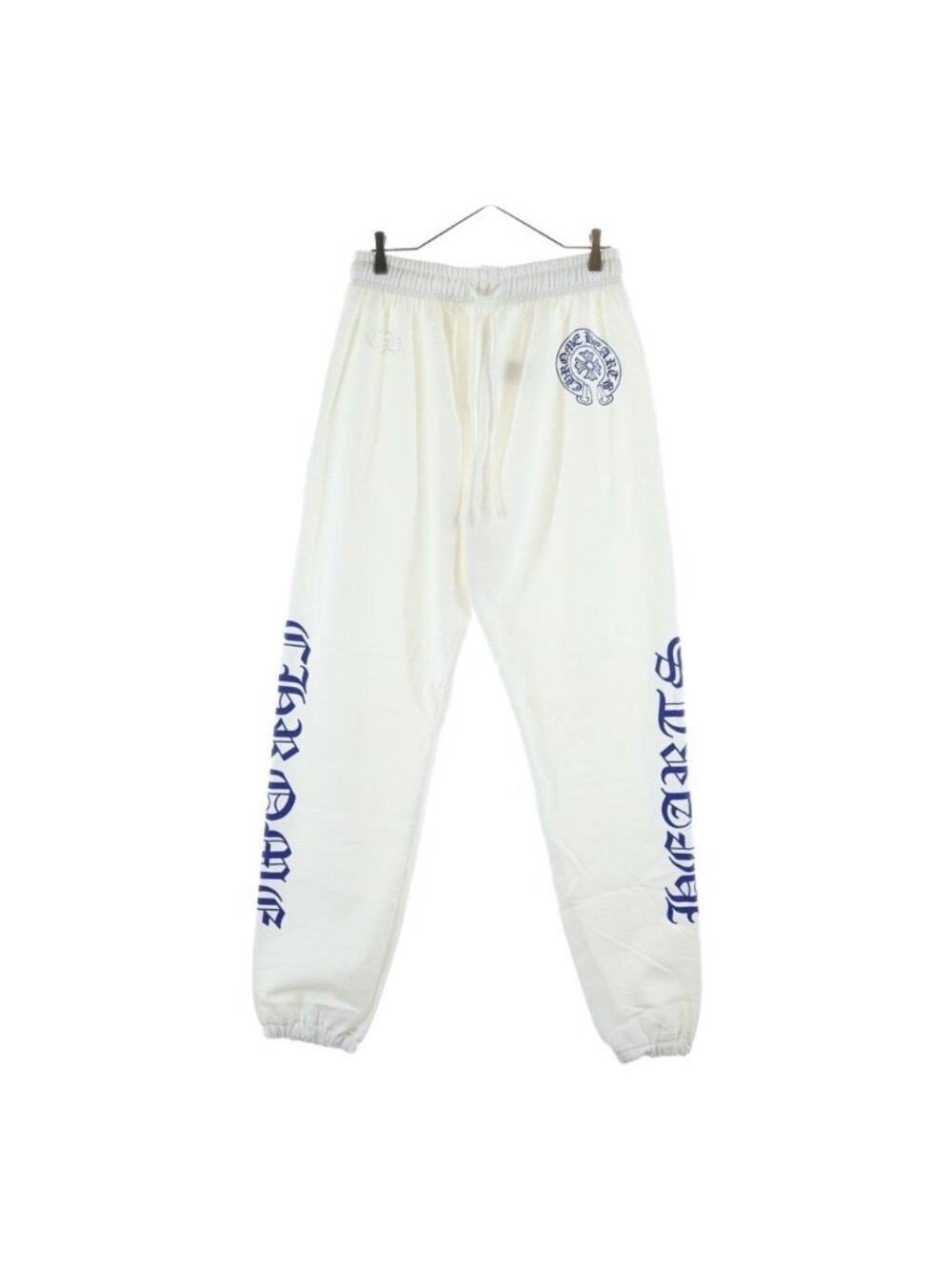 Chrome Hearts Sweatpants Side Print Long Pants Jogger White Blue